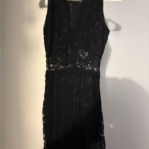 Charlotte Russe Black Lace Dress